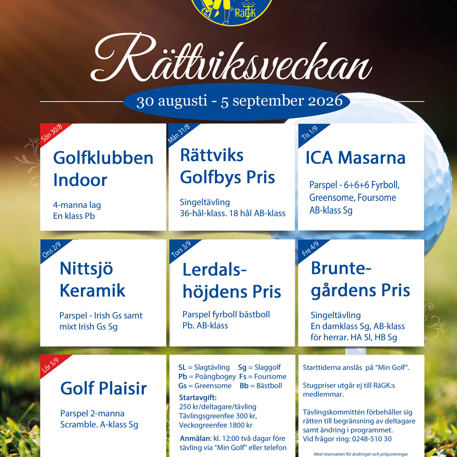 Affisch Rättviksveckan 2026