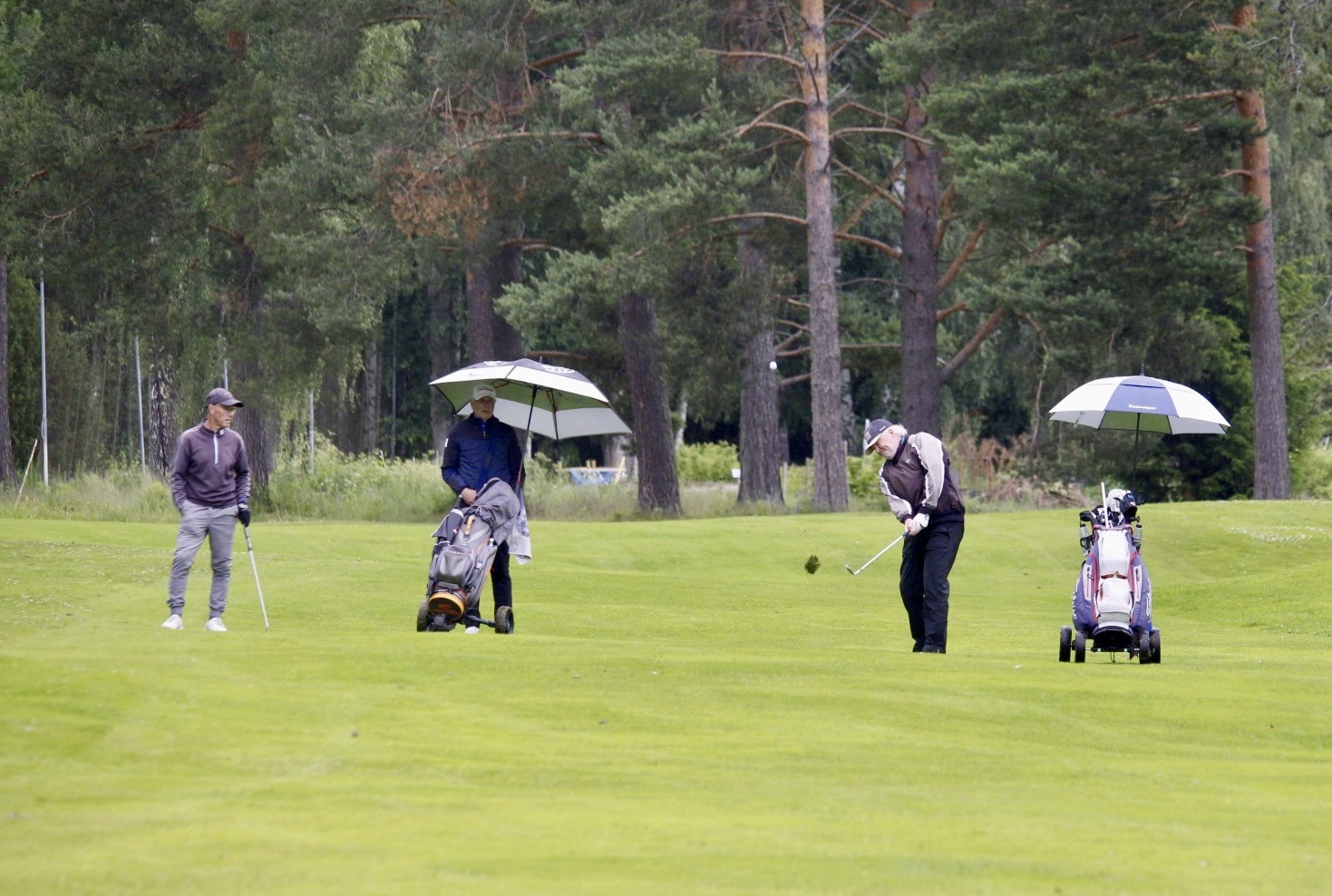 Spel på hål 16. FOTO: GÖRAN ERLANDSSON