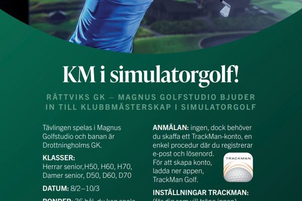 KM i simulatorgolf!