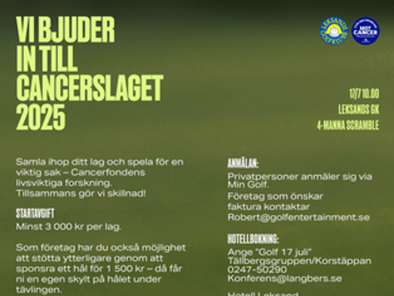 🎗 Cancerslaget 2025 – Tillsammans för en god sak 🎗